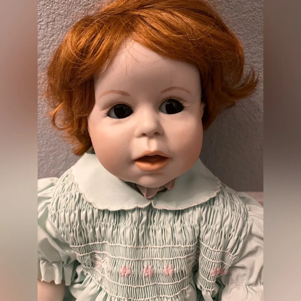 Punkin vintage doll 1987‎ Vintage Porcelain Doll with Red Hair - Picture 9 of 12